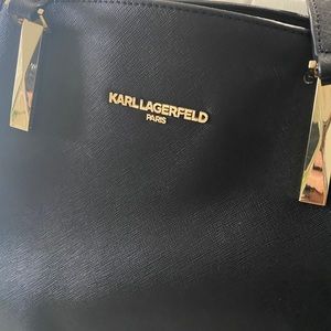 Karl Lagerfeld black tote